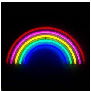 Neon Colorful Rainbow LED Light Wall Decor/Art